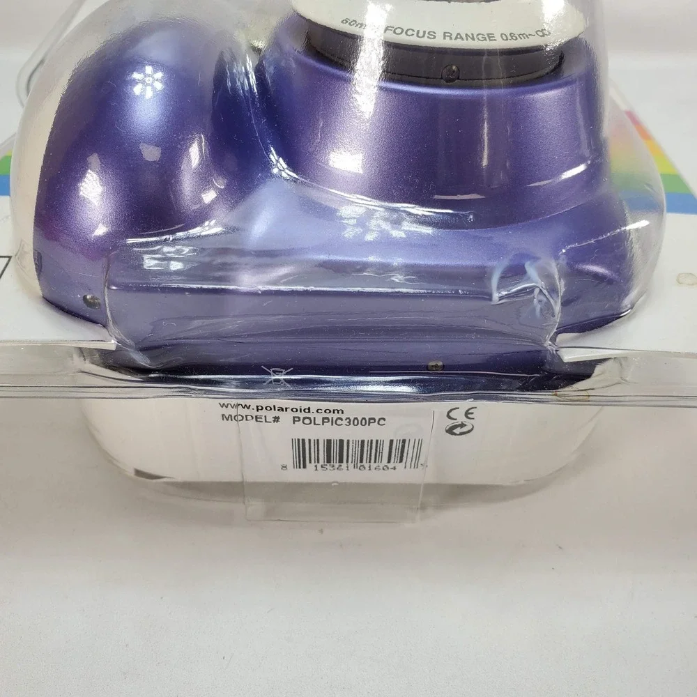 Polaroid PIC-300 Instant Print Camera Purple Retro Analog Photography NEW